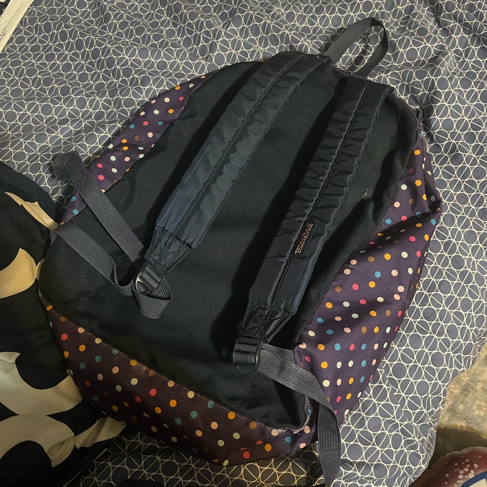 Jansport Multicolor Polka Dot Backpack - Picture 3 of 4